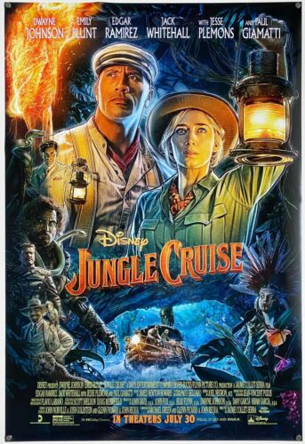 Jungle Cruise | Original Ds Movie Poster 27x40 | Dwayne Johnson Emily Blunt