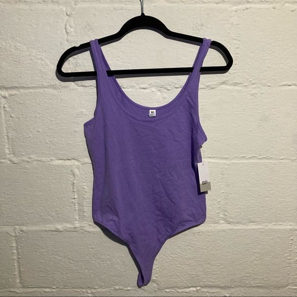 Nwt Bp. Purple Thong Bodysuit- Size M