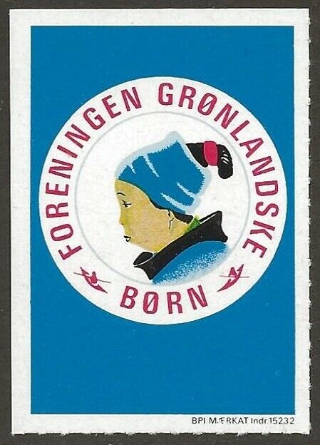 Greenland Cinderella 1975 (without Year) Greenland Children Charity Label Vf-nh