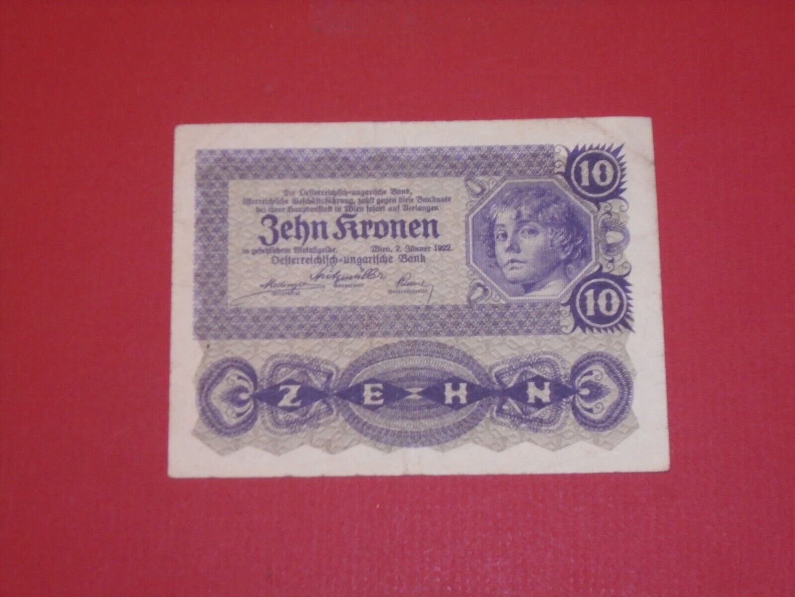 Austria 1922 10 Kronen Circulated Banknote P-75
