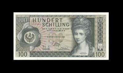 2.1.1969 Austria 100 Schilling "b" (( Gem Unc ))