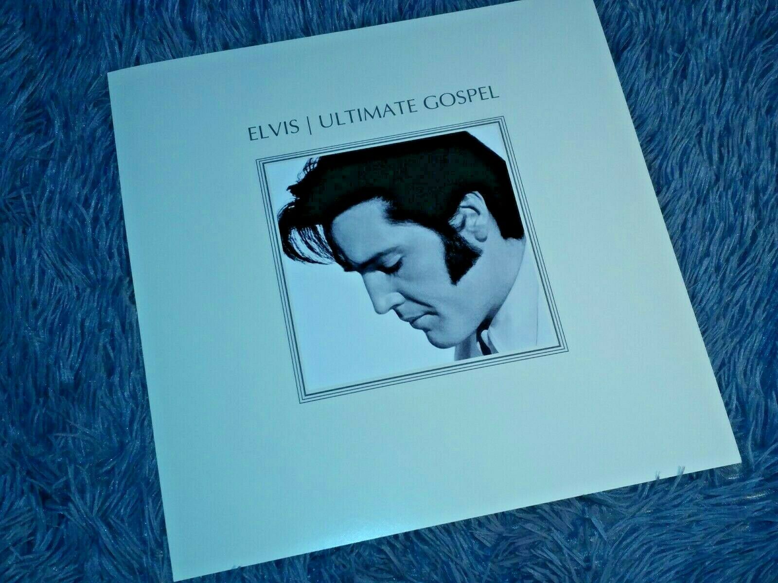 Rare - Elvis Presley - Ultimate Gospel - Double Sided Poster 12" X 12"