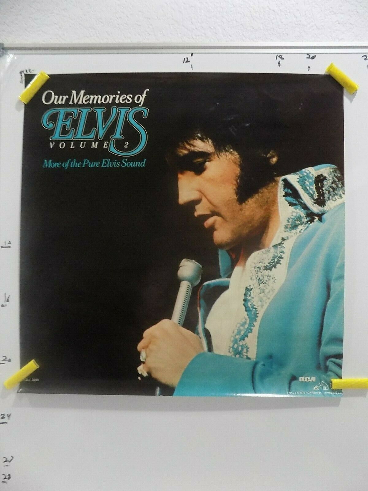 1979 22 X 26 Our Memories Of Elvis Volume 2 Poster Rca Advertising Poster