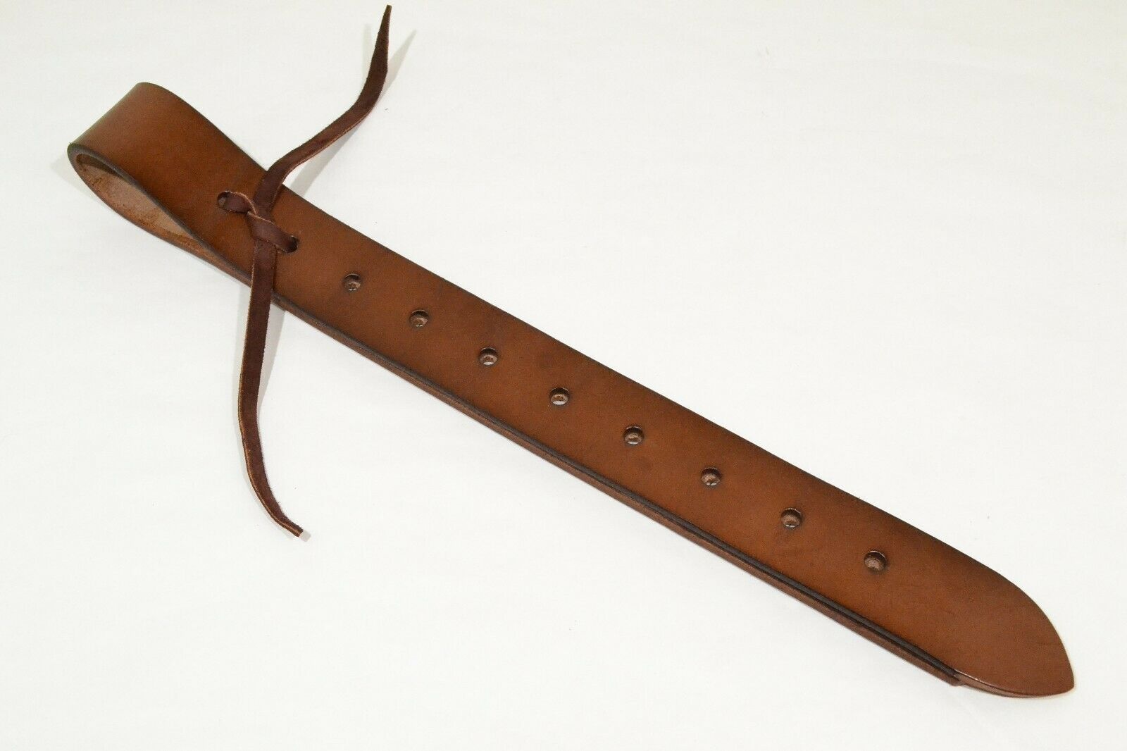 Off Billet - 2" X 19" - Brown Saddle Leather (e450)